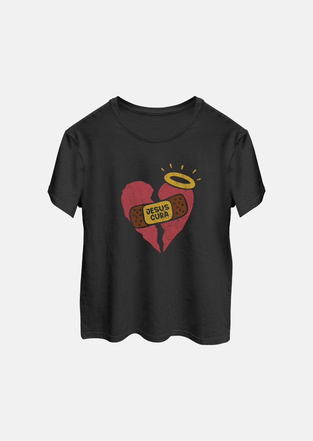 T-shirt Feminina "Jesus Cura"